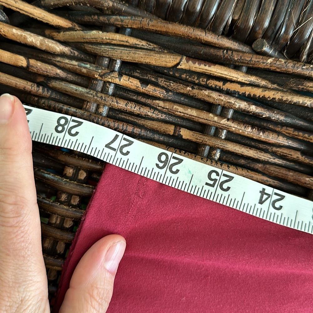 Lularoe OS Leggings, Solid Raspberry Pink/Red - Picture 5 of 6